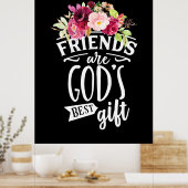 Poster Les amis sont Dieu meilleur cadeau (Cuisine)