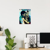 Poster Les amoureux (Bureau à domicile)