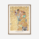 Poster Les amoureux de Gustav Klimt Embrasser Carré d'exp<br><div class="desc">Gustav Klimt Lovers Embrasser Art Exhibition Carré Print</div>