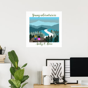 Poster Les amoureux de la nature