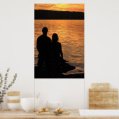 Poster Les amoureux du lac Sunset (Cuisine)