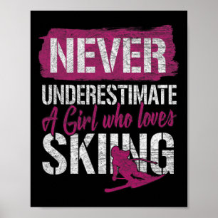 Poster Les Amoureux du Ski ne Sous-Estiment Jamais une Fi