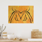 Poster Les Amoureux Lesbiennes Qui Prennent Une Relation  (Cuisine)