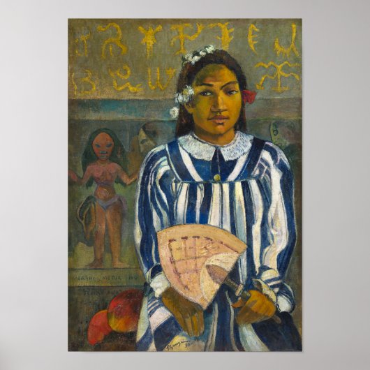 Poster Les ancêtres de Tehamana | Paul Gauguin | (Devant)