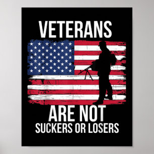 Poster Les Anciens Combattants Ne Sont Pas Des Suckers Ou