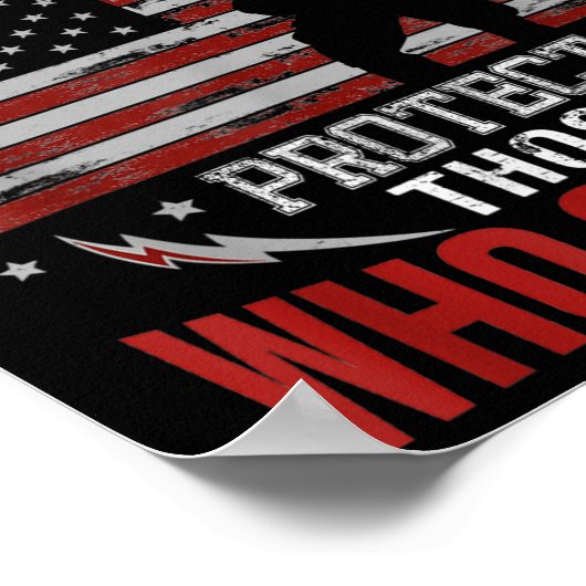 Poster Les anciens combattants protègent ceux qui ont ser (Coin)