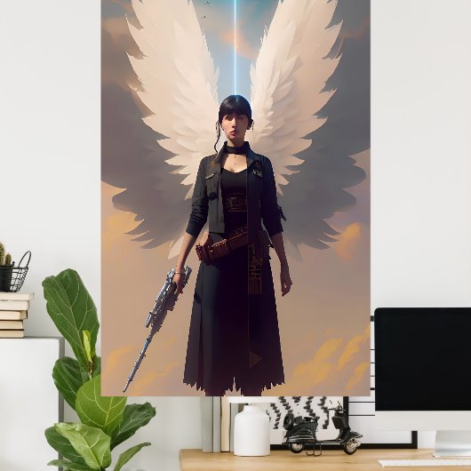 Poster Les anges célestes I (Bureau à domicile)