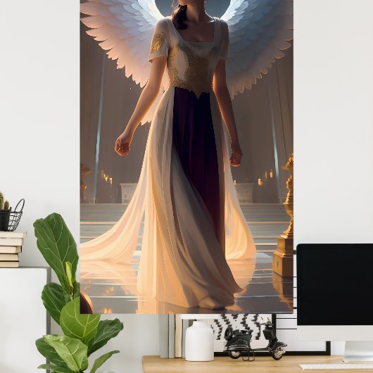 Poster Les anges célestes II (Bureau à domicile)