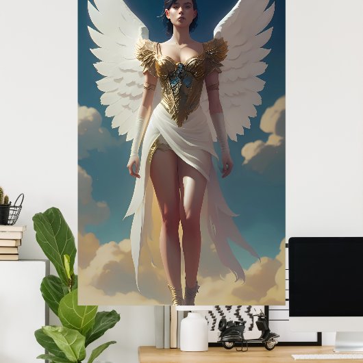 Poster Les anges célestes III (Bureau à domicile)