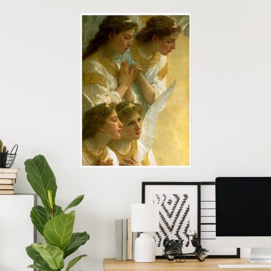 Poster Les anges de Bouguereau - Imprimer (Bureau à domicile)