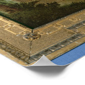 Poster Les anges jouent avec un oiseau dans un paysage (Coin)