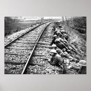 Poster Les Anglais chez Ypres