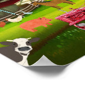 Poster Les animaux de la ferme (Coin)