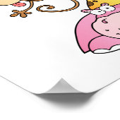 Poster Les animaux de la jungle (Coin)