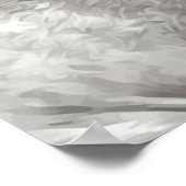 Poster Les animaux de la jungle à tête de lion blanche ab (Coin)