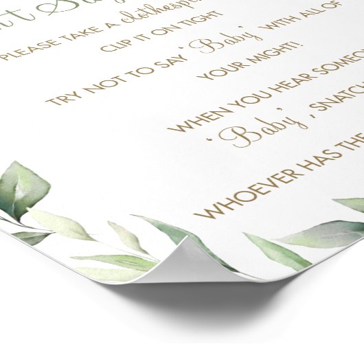 Poster Les animaux de la Jungle verdoyante ne disent pas  (Coin)