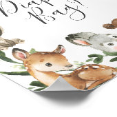 Poster Les animaux des bois devinent ce qu'il y a dans le (Coin)