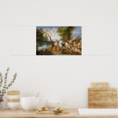 Poster Les animaux entrant dans l'arche de Noé (Cuisine)