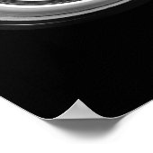 Poster Les anneaux du géant du gaz Saturne - image planét (Coin)