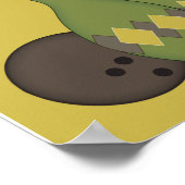 Poster les années 50 Retro Bowling (Coin)