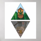 Poster Les années 70 Afficher les emplacements (Devant)