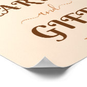 Poster les années 70 Typographie Retro Rainbows Cartes Cr (Coin)