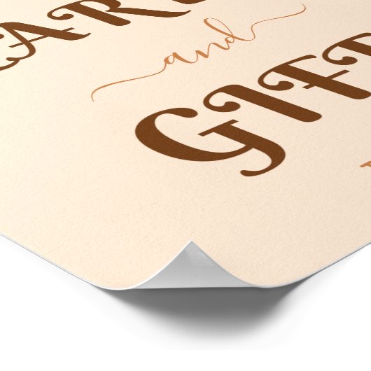 Poster les années 70 Typographie Retro Rainbows Cartes Cr (Coin)