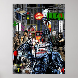 Poster les années 80