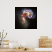 Poster Les Antennes Galaxies-NGC 4038-4039 (Cuisine)