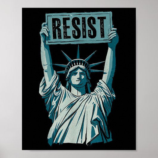 Poster Les anti-Trump ne résistent pas à mon président (Devant)