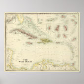 Poster Les Antilles (Devant)