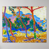 Poster Les arbres | Andre Derain | (Devant)