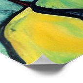 Poster Les arbres dans les contreforts sans cadre (Coin)