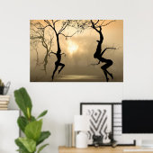 Poster Les arbres dansants (Bureau à domicile)