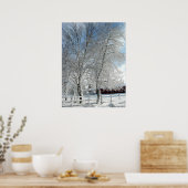 Poster Les arbres d'hiver (Cuisine)