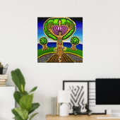 Poster Les arbres ont l'âme (Bureau à domicile)