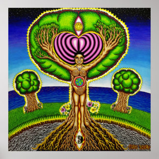 Poster Les arbres ont l'âme