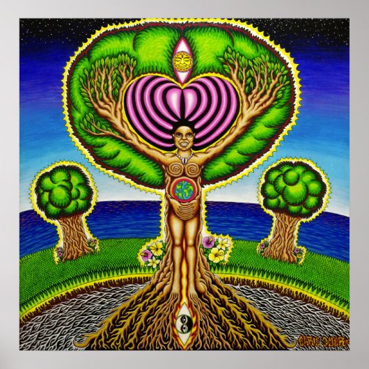 Poster Les arbres ont l'âme (Devant)