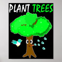 Les arbres plantes protègent l'environnement