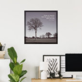 Poster Les arbres sont des poèmes (Bureau à domicile)