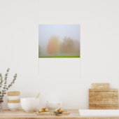 Poster Les arbres tombants noyés dans la brume (Cuisine)