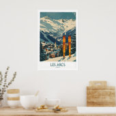 Poster Les Arcs Wall Art - France 1 (Cuisine)