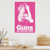 Poster Les armes à feu sont l'affiche du meilleur ami d'u (Cuisine)