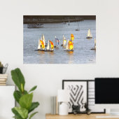 Poster Les artisans saisissent le vent (Bureau à domicile)