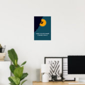 Poster Les ascensions difficiles forgent les âmes fortes. (Bureau à domicile)
