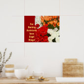 Poster Les assistants infirmiers ont Angel Wings CNA Week (Cuisine)