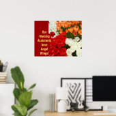 Poster Les assistants infirmiers ont Angel Wings CNA Week (Bureau à domicile)