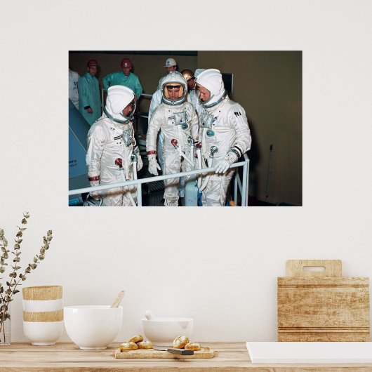 Poster Les astronautes Apollo 1 (Cuisine)