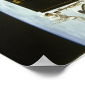 Poster Les astronautes capturent et réparent INTELSAT VI  (Coin)