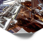 Poster Les astronautes travaillant sur Hubble amarré avec (Coin)